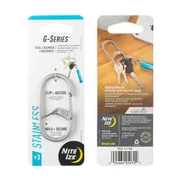 G-Series™ Dual Chamber Carabiner #3 - Stainless Steel